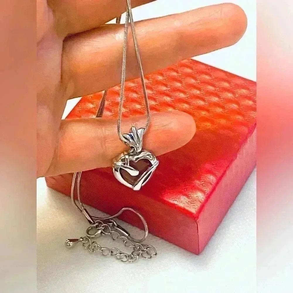 ❤️ Heart ❤️ choker. Stainless steel - Picture 1 of 8